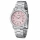 Женские часы Casio LTP-V002D-4B — Классическая модель с розовым циферблатом и датой