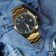 Мужские часы Casio MTP-VD03G-1A Classic в золотистом корпусе с черным циферблатом