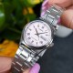 Женские часы Casio LTP-V006D-4B Classic — стальной браслет, розовый циферблат, календарь