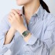Чоловічий годинник Casio AQ-230A-3A — Сріблястий браслет та зелений циферблат, стрілково-електронний