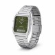 Чоловічий годинник Casio AQ-230A-3A — Сріблястий браслет та зелений циферблат, стрілково-електронний