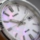 Жіночий годинник Casio LTP-1302DS-4A — класична модель зі сріблястим браслетом та перламутровим циферблатом