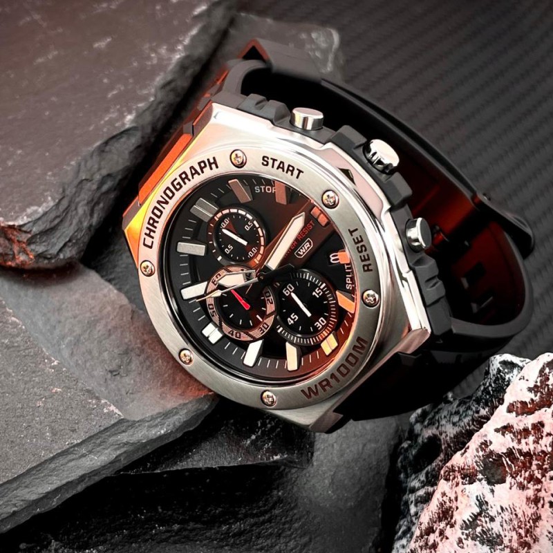 Чоловічий годинник Casio MWA-300H-1A — спортивна модель з водозахистом 10 ATM та мінеральним склом