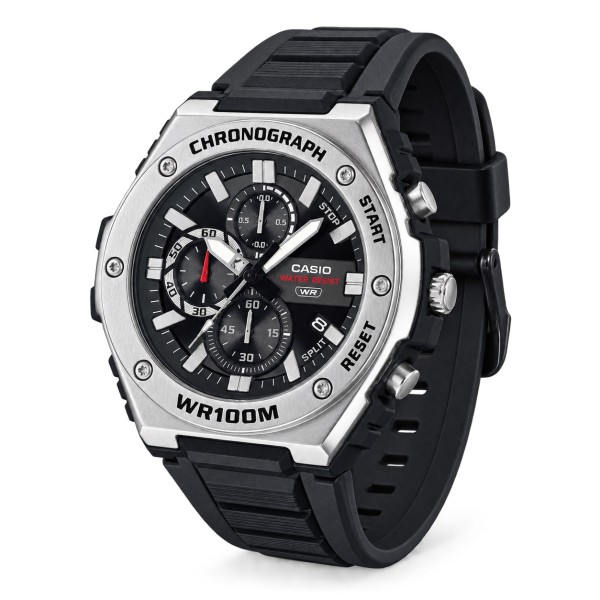 Чоловічий годинник Casio MWA-300H-1A — спортивна модель з водозахистом 10 ATM та мінеральним склом