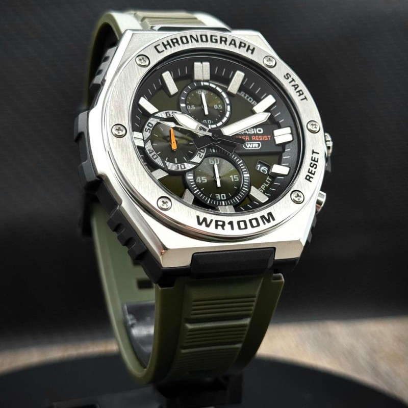 Чоловічий годинник Casio MWA-300H-3A — Спортивна модель з водозахистом 10 ATM та мінеральним склом