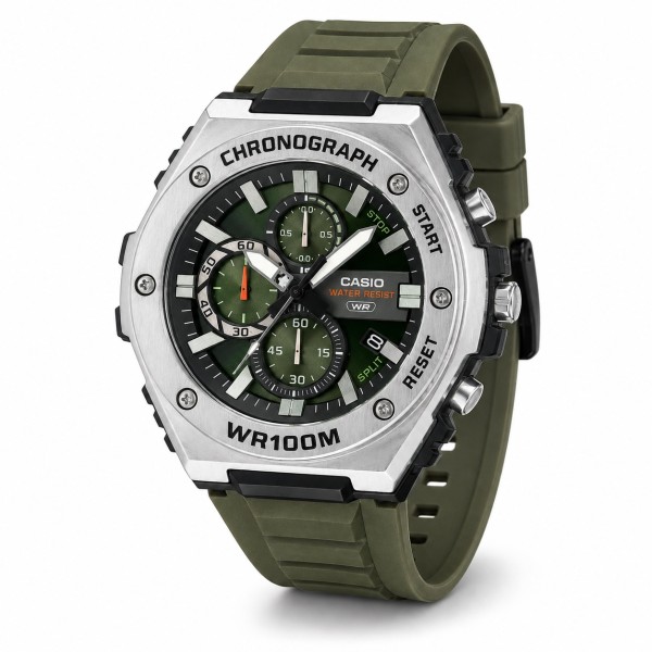 Чоловічий годинник Casio MWA-300H-3A — Спортивна модель з водозахистом 10 ATM та мінеральним склом