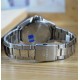 Мужские часы Casio Edifice EFV-100D-2A с синим циферблатом и стальным браслетом