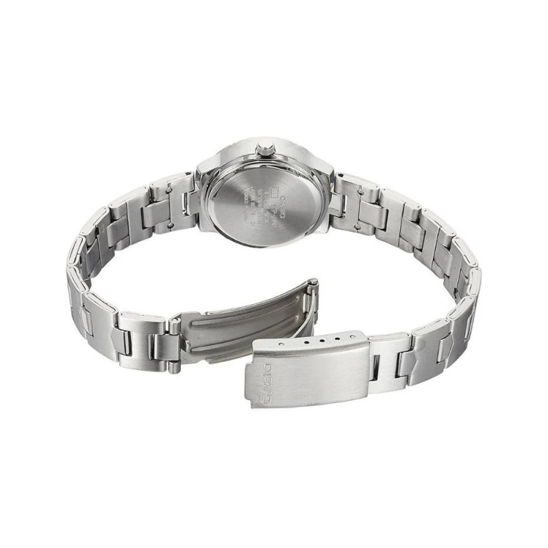 Жіночий годинник Casio LTP-1241D-2A — Класична модель з синім циферблатом та браслетом