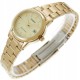 Женские часы Casio LTP-V002G-9A золотистые с датой и минеральным стеклом