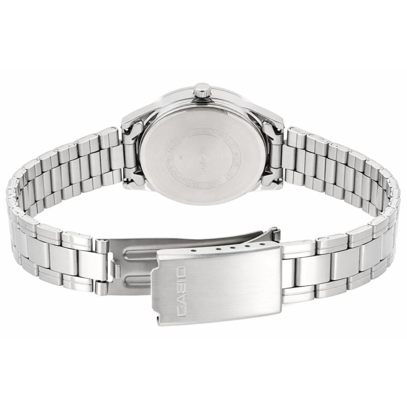 Женские часы Casio LTP-V005D-2B2 оригинал с синим циферблатом и минеральным стеклом