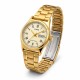 Женские часы Casio LTP-V006G-9B в золотистом цвете с металлическим браслетом и минеральным стеклом