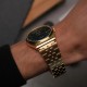 Чоловічий годинник Casio MTP-B146G-3A з зеленим циферблатом та золотистим браслетом
