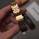 Чоловічий годинник Casio MTP-B146G-3A з зеленим циферблатом та золотистим браслетом
