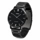 Чоловічий годинник Casio MTP-VT01B-1B з мінеральним склом та чорним сталевим браслетом