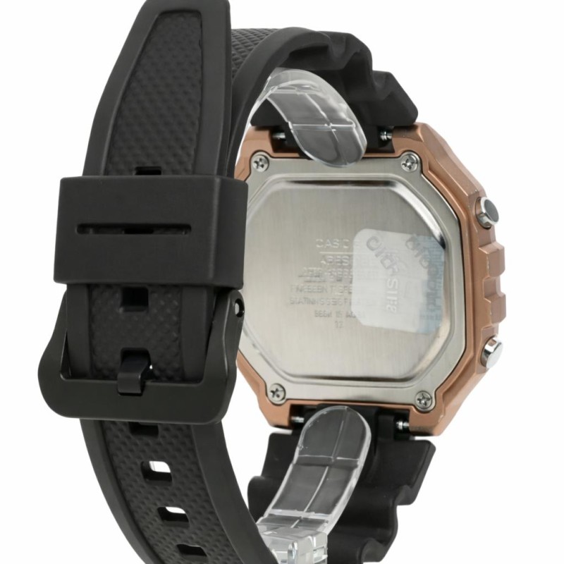 Мужские часы Casio W-218HM-5A — Спортивная классика с электронным циферблатом и подсветкой