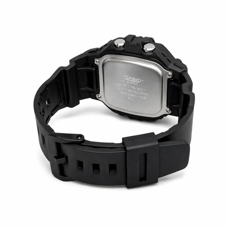 Чоловічий годинник Casio WS-1700H-1A спортивний з електронним циферблатом та водозахистом 10 ATM