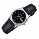 Жіночий годинник Casio LTP-V006L-1B2U з календарем на чорному шкіряному ремінці