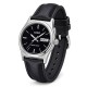 Жіночий годинник Casio LTP-V006L-1B2U з календарем на чорному шкіряному ремінці