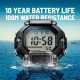 Мужские часы Casio AE-1600H-1A — Спортивные электронные часы с водозащитой 10 ATM