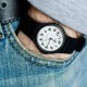 Чоловічий годинник Casio MQ-24-7B класичний з полімерним ремінцем та білим циферблатом