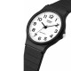 Чоловічий годинник Casio MQ-24-7B класичний з полімерним ремінцем та білим циферблатом