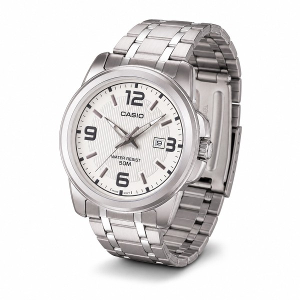 Чоловічий годинник Casio MTP-1314D-7A — класична модель з мінеральним склом та водозахистом 5 ATM