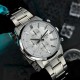 Мужские часы Casio MTP-E510D-7A — классический хронограф с минеральным стеклом и стальным браслетом