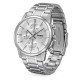 Мужские часы Casio MTP-E510D-7A — классический хронограф с минеральным стеклом и стальным браслетом