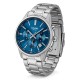 Чоловічий годинник Casio MTP-E515D-2A1 з хронографом та синім циферблатом