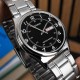 Чоловічий годинник Casio MTP-V006D-1B2 з календарем та металевим браслетом
