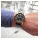 Чоловічий годинник Casio MTP-VD01GL-1E — Класичний стиль, золотистий корпус та шкіряний ремінець