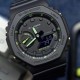 Мужские часы Casio G-SHOCK GA-2100-1A3 Carbon Core Guard с водозащитой 20 ATM