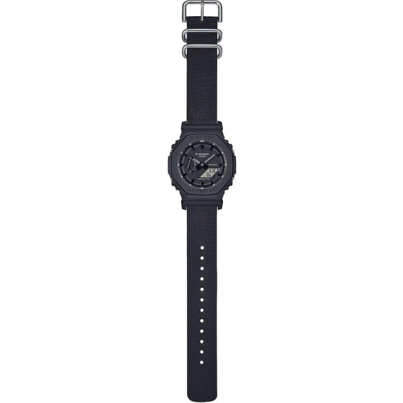 Мужские часы Casio G-SHOCK GA-2100BCE-1A Carbon Core Guard, водонепроницаемость 20 ATM