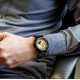 Мужские часы Casio G-SHOCK GA-2100GB-1A с водозащитой 20 ATM и золотистым циферблатом