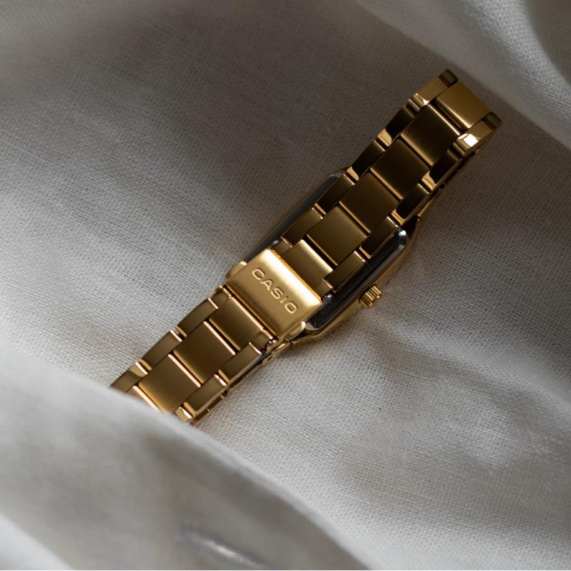 Жіночий годинник Casio LTP-1165N-1C — класична модель у золотистому кольорі з мінеральним склом