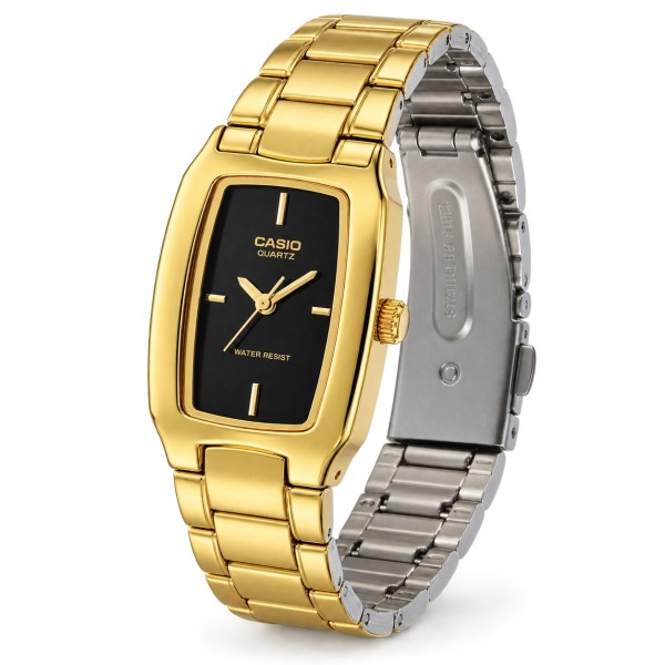 Жіночий годинник Casio LTP-1165N-1C — класична модель у золотистому кольорі з мінеральним склом