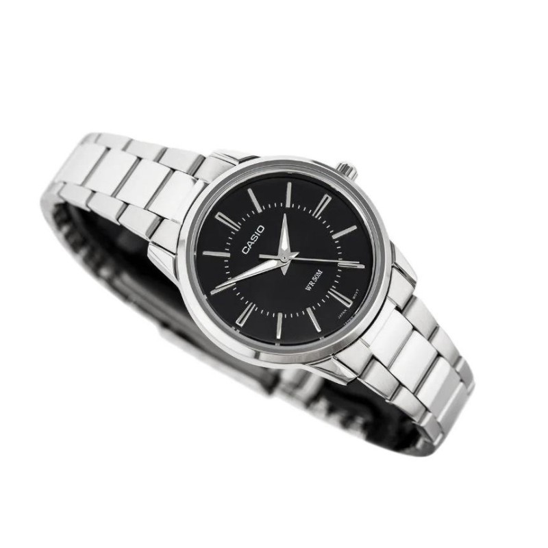 Жіночий годинник Casio LTP-1303D-1AV Classic з мінеральним склом та сталевим браслетом