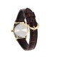 Жіночий годинник Casio LTP-V001GL-1BU у класичному стилі з золотистим корпусом та шкіряним ремінцем