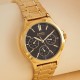 Жіночий годинник Casio LTP-V300G-1A з багатофункціональним циферблатом та золотистим покриттям