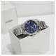 Чоловічий годинник Casio MTP-1370D-2A2 Classic з синім циферблатом та сталевим браслетом