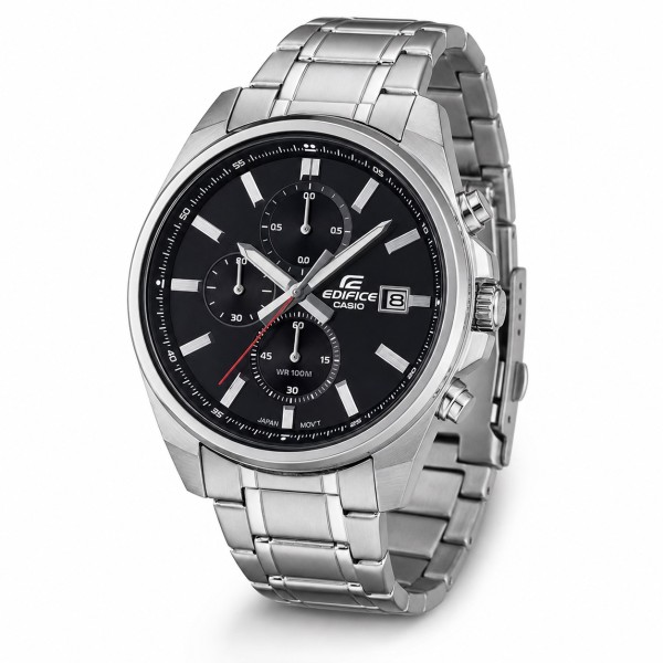 Мужские часы Casio Edifice EFV-610D-1A с хронографом и водозащитой 10 ATM