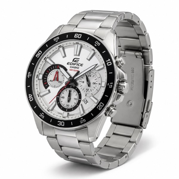 Мужские часы Casio Edifice EFV-570D-7A — кварцевый хронограф в корпусе из нержавеющей стали