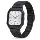 Чоловічий годинник Casio MTP-B185B-7A — класична модель у прямокутному чорному корпусі з браслетом