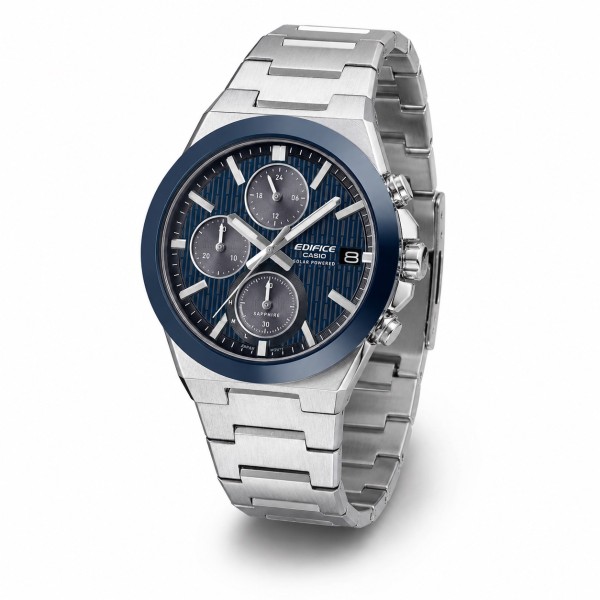 Мужские часы Casio Edifice EFS-S650D-2A с сапфировым стеклом и хронографом