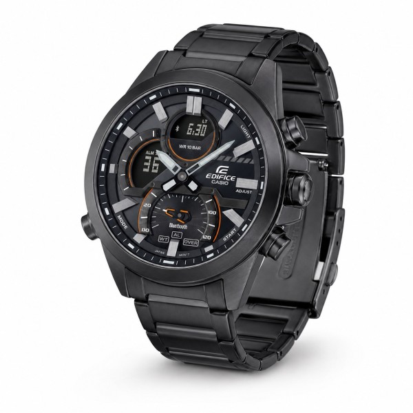 Мужские часы Casio Edifice ECB-30DC-1A с Bluetooth и карбоновым корпусом