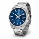 Мужские часы Casio Edifice EFV-150D-2A с синим циферблатом и стальным браслетом
