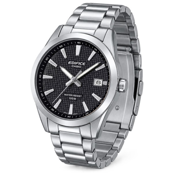 Мужские часы Casio Edifice EFV-160D-1A с минеральным стеклом и водозащитой 10 ATM