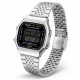 Чоловічий годинник Casio ABL-100WE-1B з Bluetooth та крокоміром, сріблястий браслет