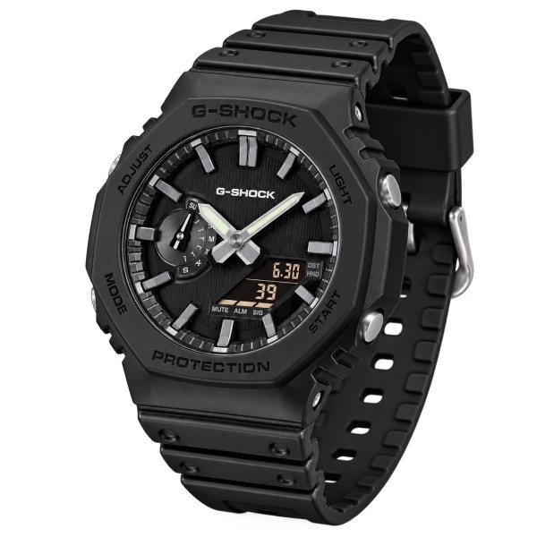 Чоловічий годинник Casio G-SHOCK GA-2100LXB-1A — тактична модель з водозахистом 20 ATM