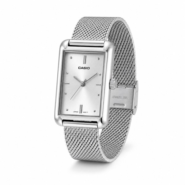 Жіночий годинник Casio LTP-B171M-7A — класична модель зі сталевим корпусом та мінеральним склом